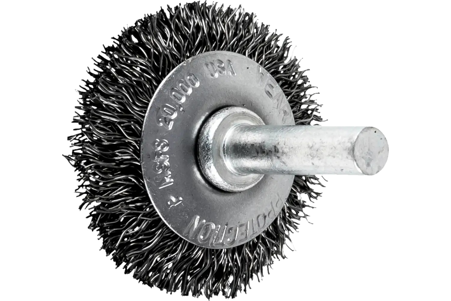 Picture of Pferd Mounted Flared Cup Brush 1-1/2" Dia. .012 Carbon Steel 1/4" Shank Retail